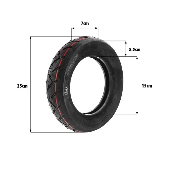 Pneu 10X2.50 renforcé CST