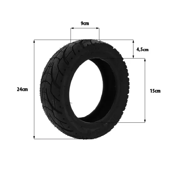 Pneu 80/65-6 route Dualtron Victor Zero10x Mantis